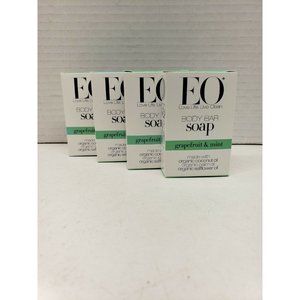 4 Sample Bars EO Natural Organic Soap Grapefruit & Mint Handmade Glycerin EOs